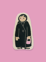 Character cushion - Khaleeji (Arabian Gulf) lady