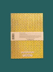 A5 notebook gatefold  – ghutra, gold