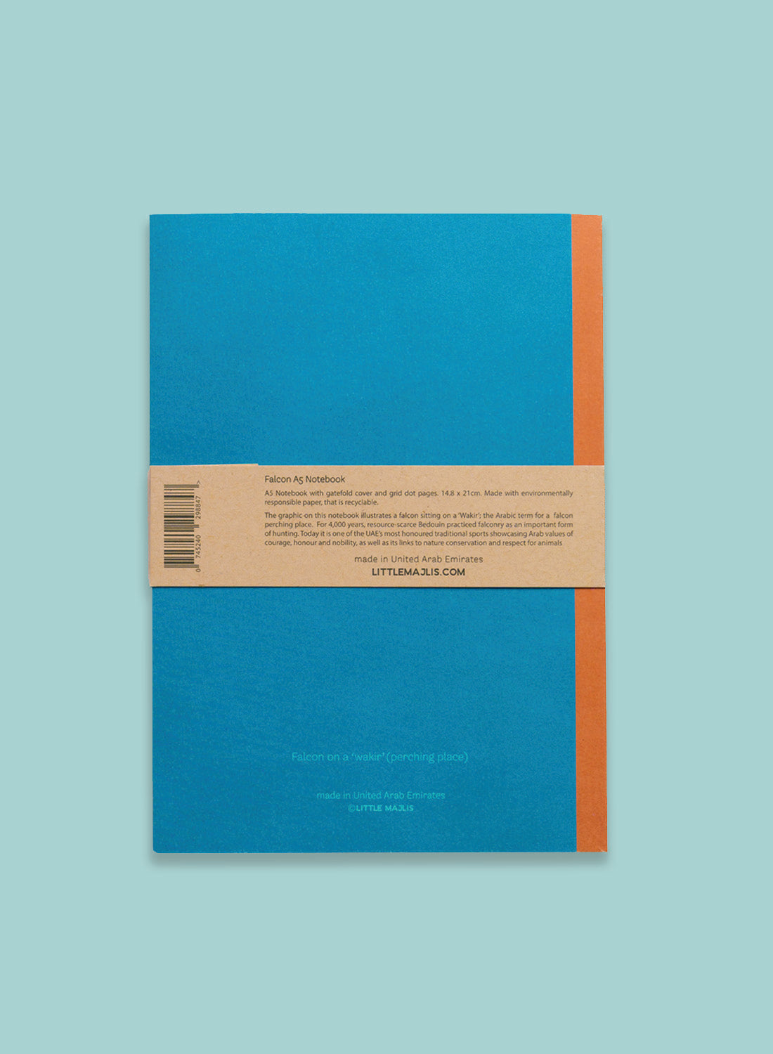 A5 notebook gatefold  – falcon