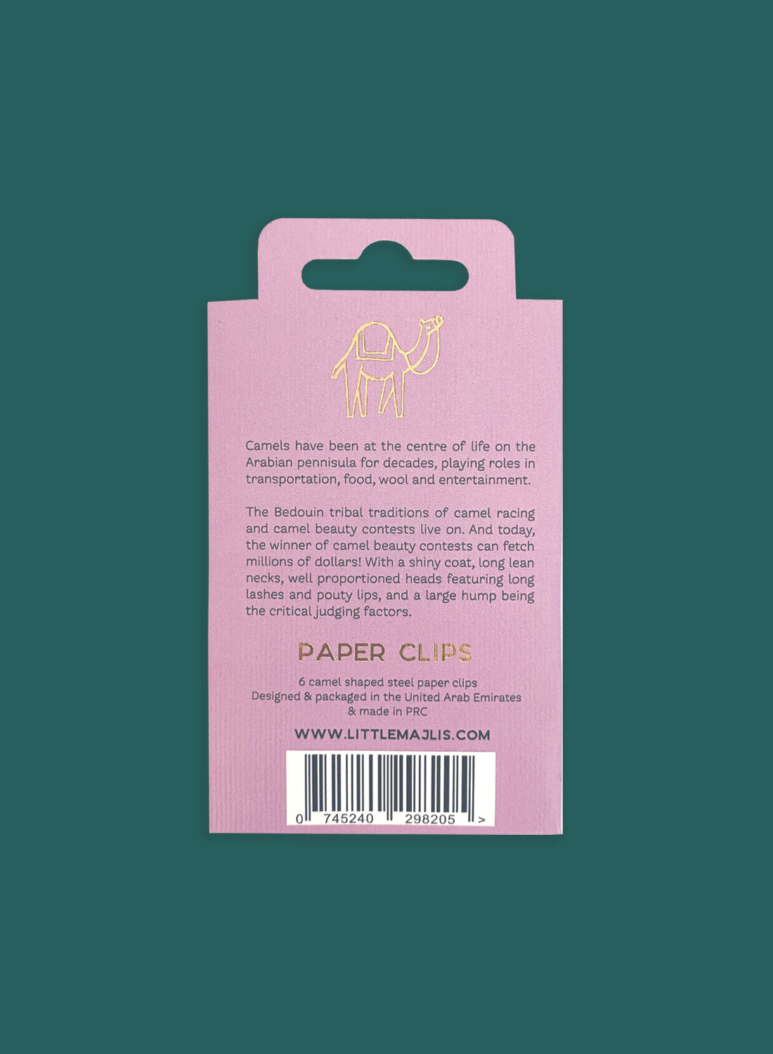 Camel Paper Clip Set