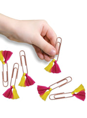 Jumbo tassel Paper Clip Set of 5