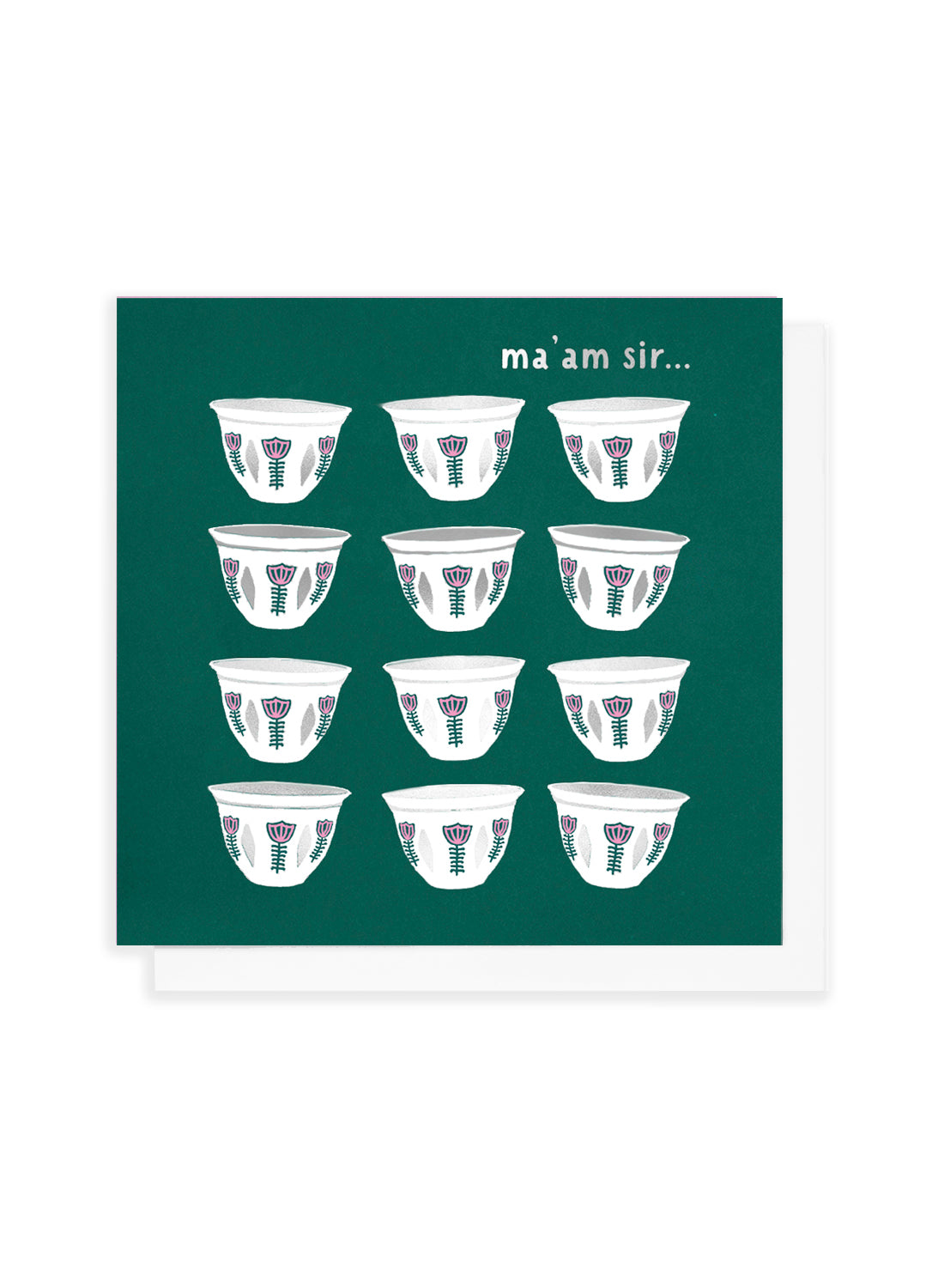 Greeting card – ma'am sir
