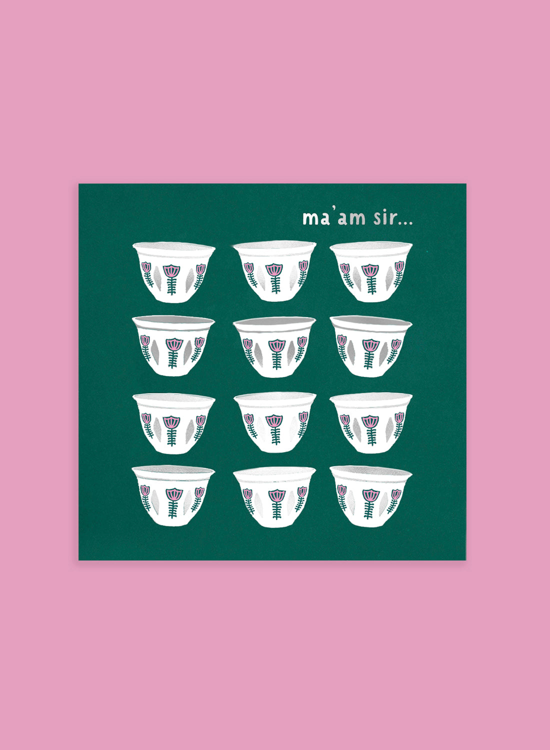 Greeting card – ma'am sir