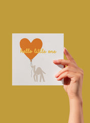 Greeting card –  Hello little one