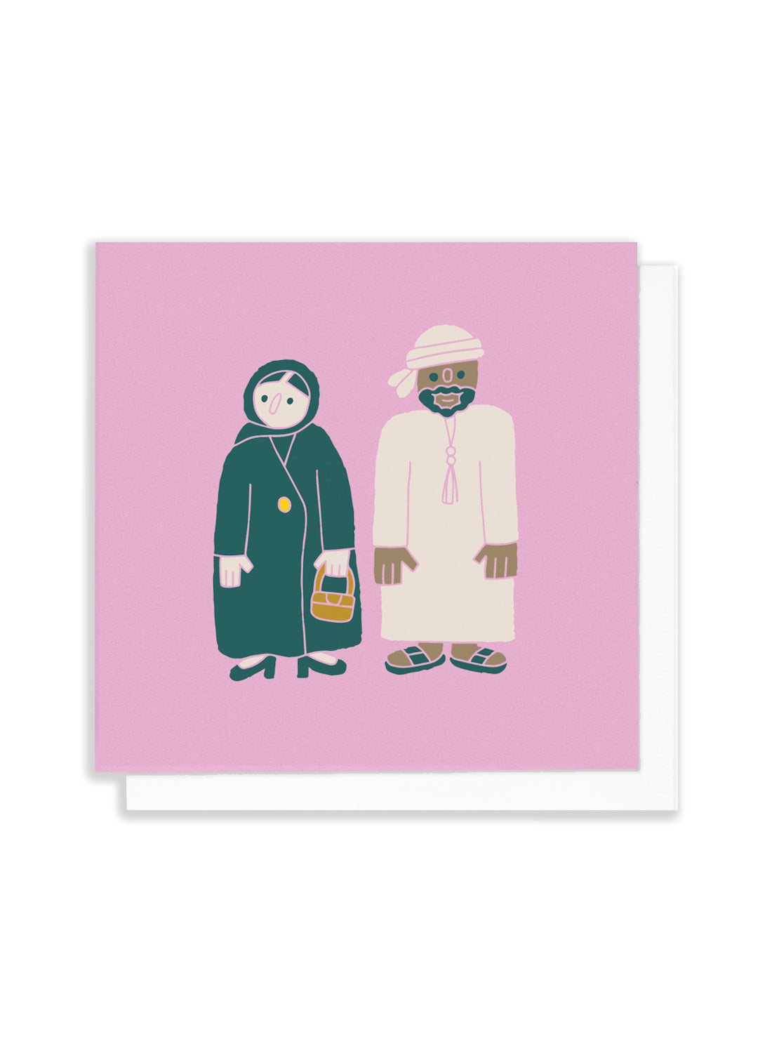 Greeting card –  Emirati Man & Lady
