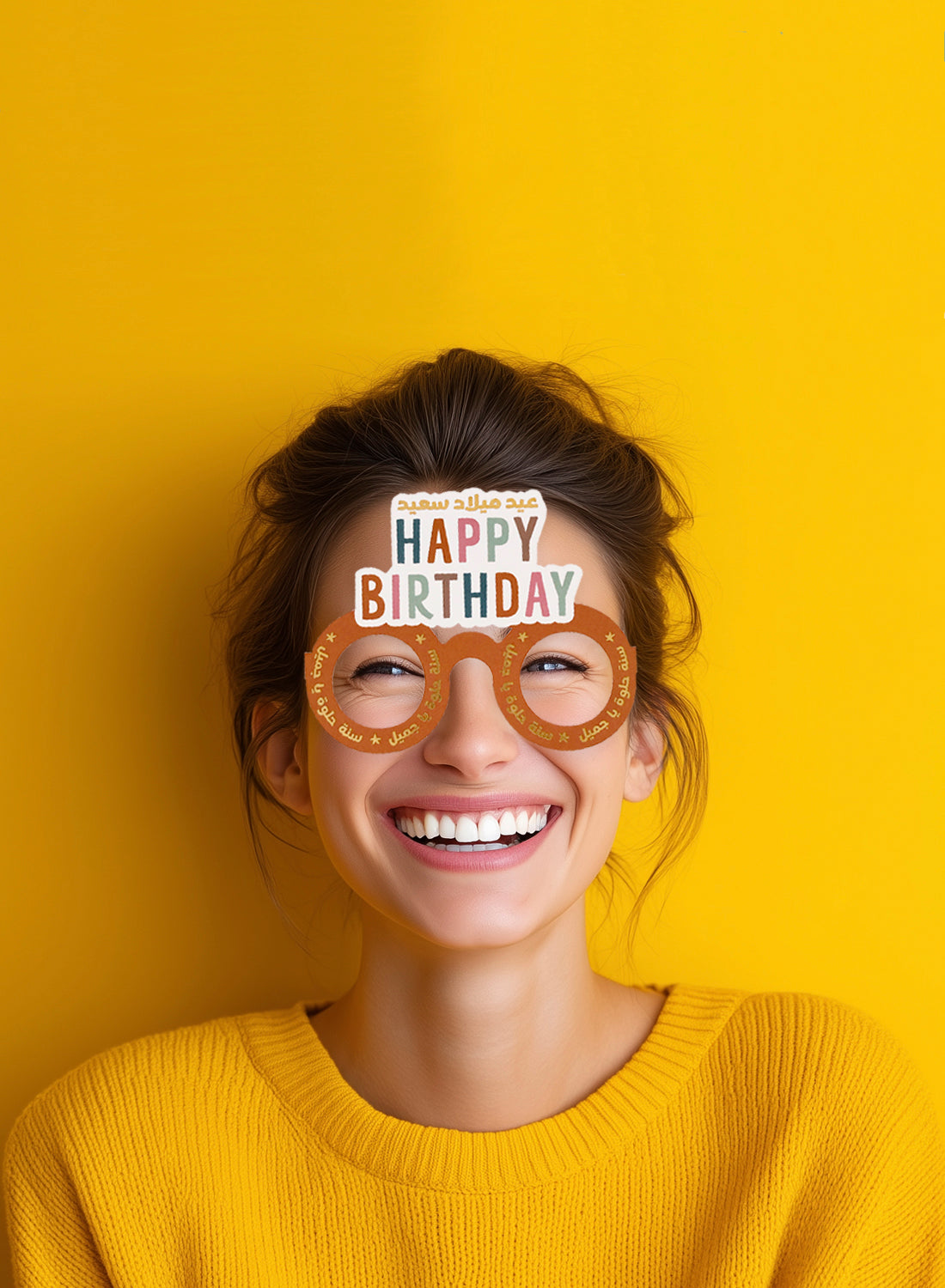 Greeting card –  Happy Birthday Glasses