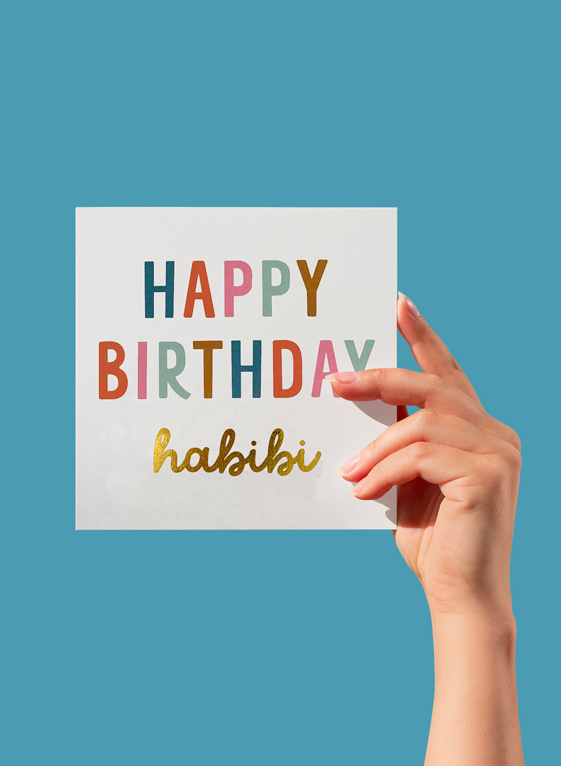 Greeting card – happy birthday habibi