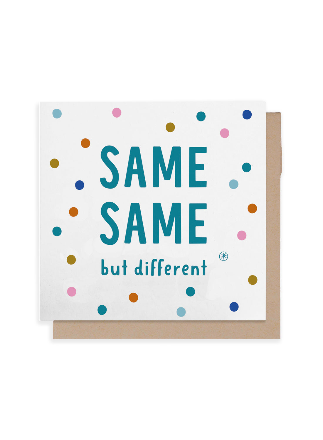 Greeting card – same same but different