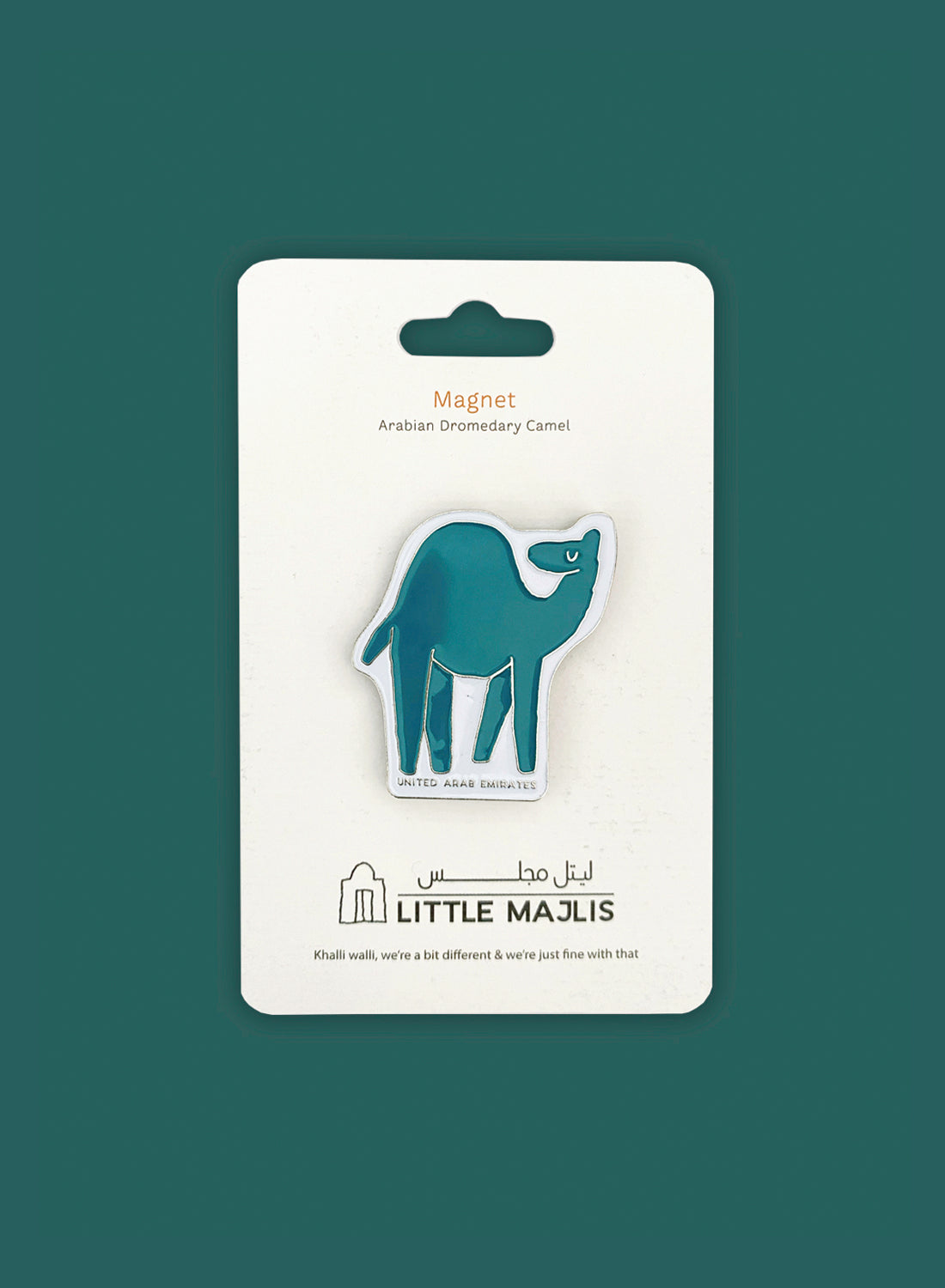 Magnet – Camel, teal