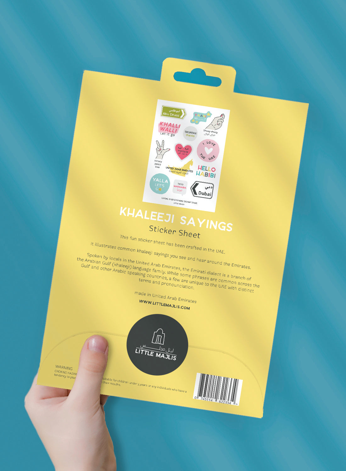 Sticker sheet - Khaleeji (Arabian Gulf) sayings